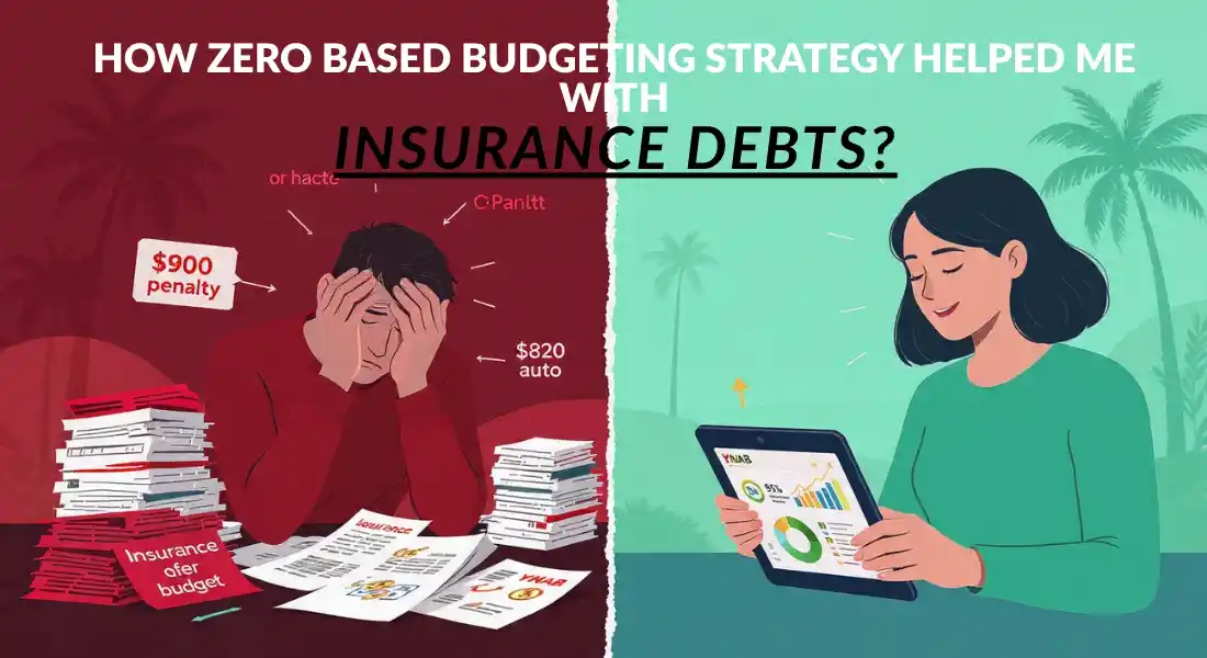 How Zero based budgeting strategy helped me with Insurance Debt