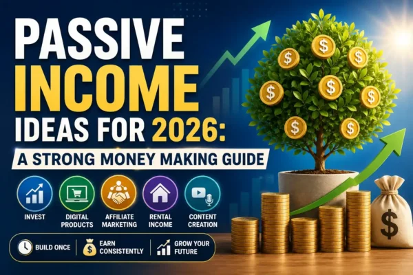 PASSIVE INCOME IDEAS FOR 2026: A STRONG MONEY MAKING GUIDE