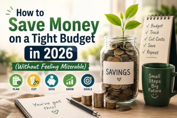 HOW TO SAVE MONEY ON A TIGHT BUDGET IN 2026 (WITHOUT FEELING MISERABLE)