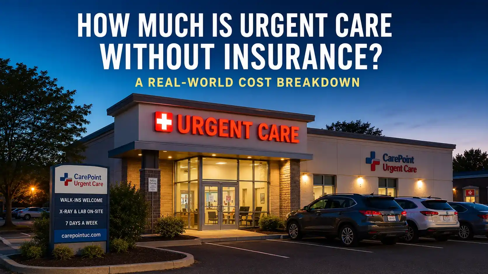 Urgent care without insurance